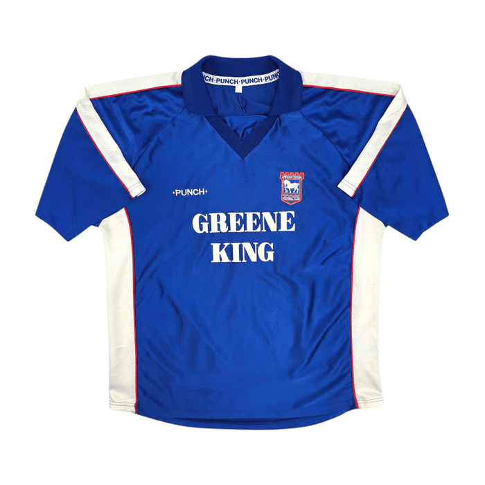 1999/01 Ipswich Town Home Football Shirt (L) Punch - Football Finery - FF300081