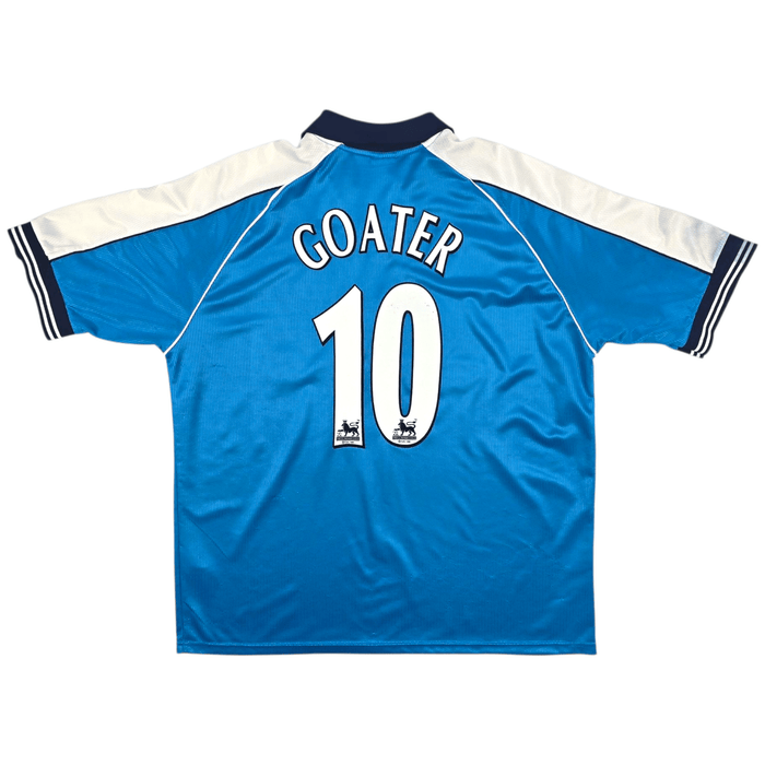 1999/01 Manchester City Home Football Shirt (XL) Le Coq Sportif 10 Goater - Football Finery - FF301390