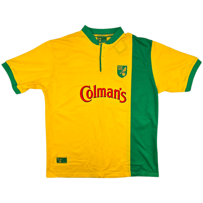1999/01 Norwich City Home Football Shirt (XL) Alexandra - Football Finery - FF301854