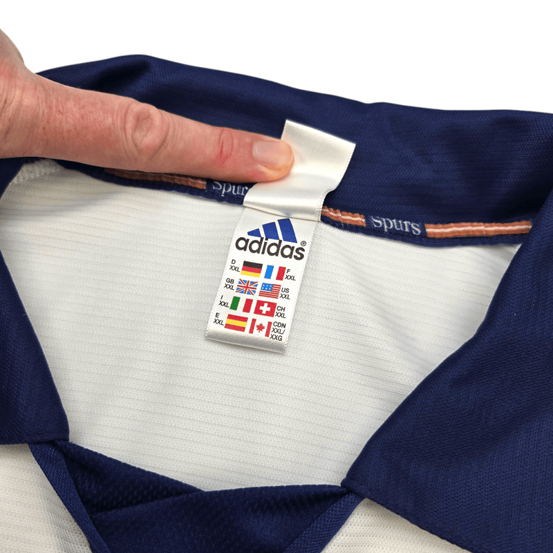 1999/01 Tottenham Hotspur Home Football Shirt (2XL) Adidas - Football Finery - FF301014