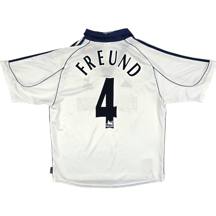 1999/01 Tottenham Hotspur Home Football Shirt (L) Adidas #4 Freund - Football Finery - FF300053