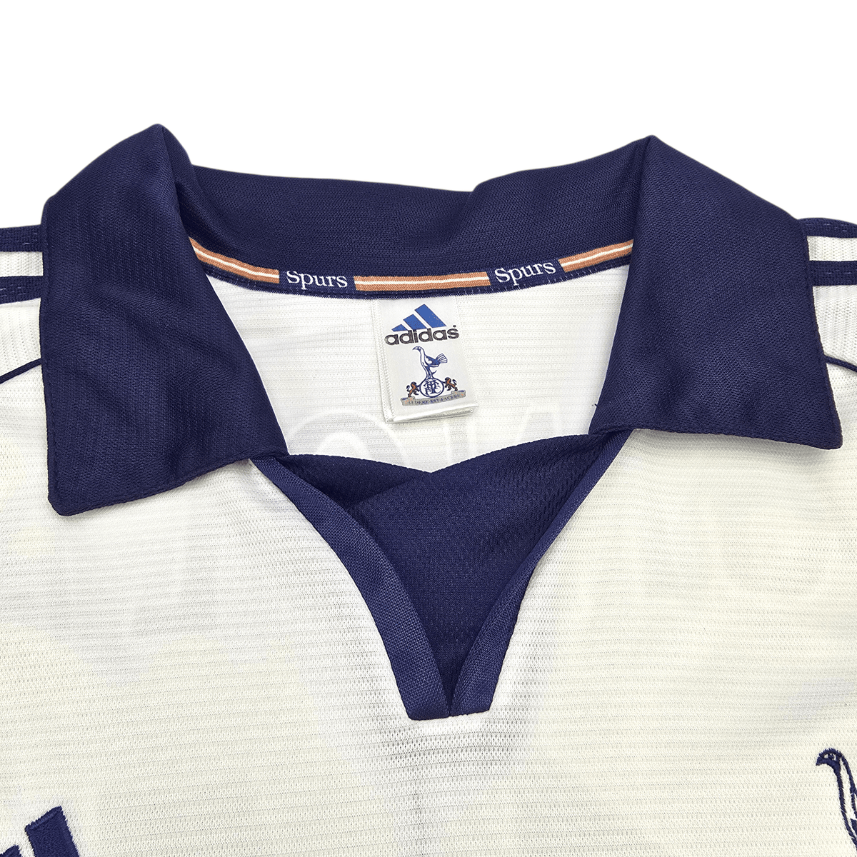 1999/01 Tottenham Hotspur Home Football Shirt (XL) Adidas 14 Ginola - Football Finery - FF302942