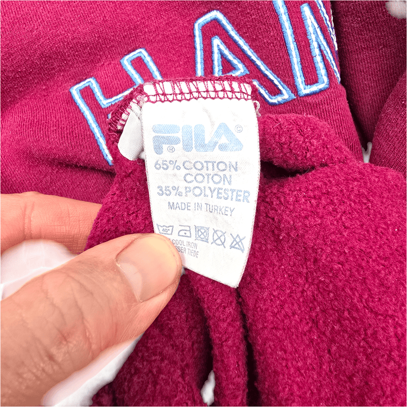1999/01 West Ham Sweatshirt (XL) FILA - Football Finery - FF300402