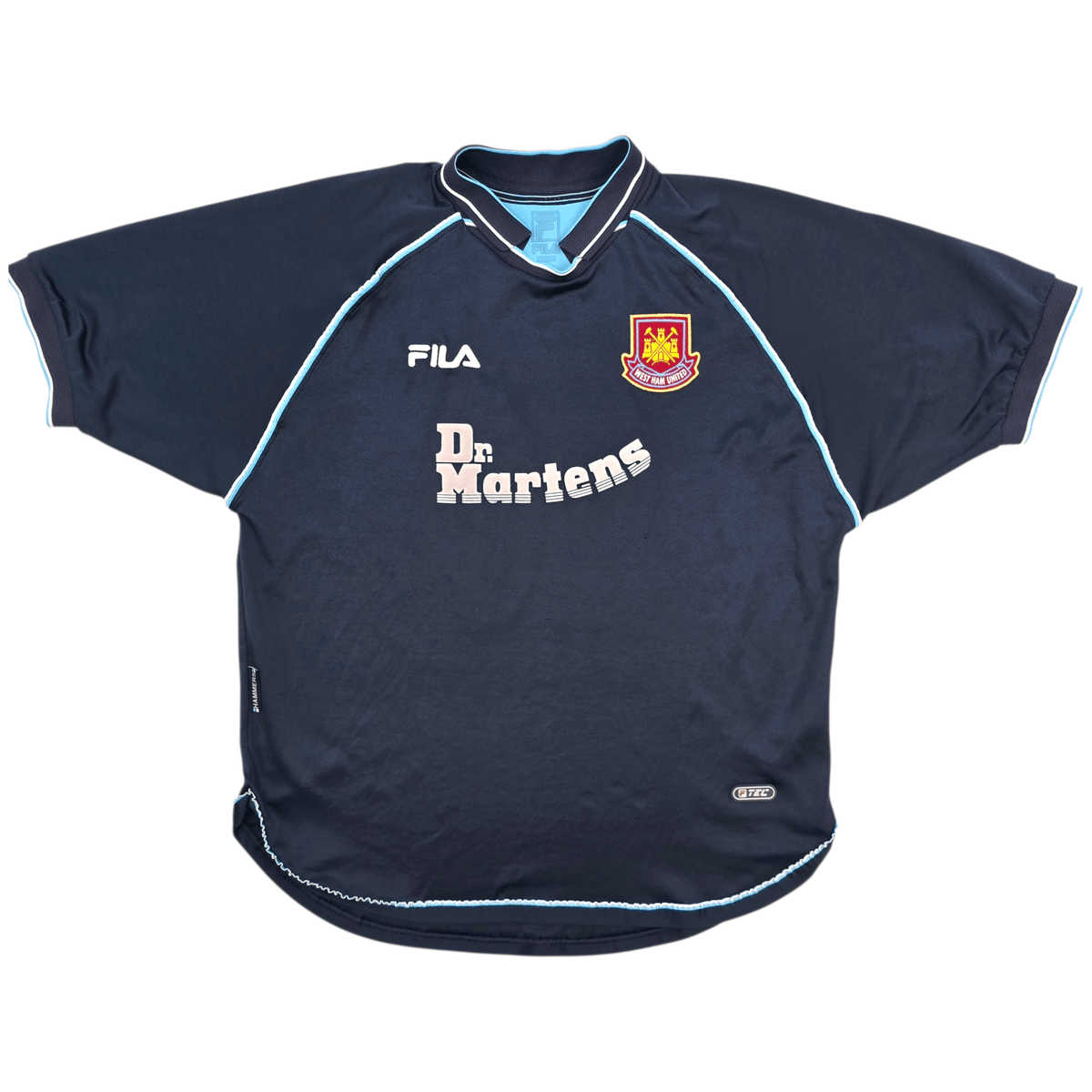 1999/01 West Ham United Third Football Shirt (XL) FILA 10 Di Canio - Football Finery - FF303000