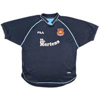 1999/01 West Ham United Third Football Shirt (XL) FILA 10 Di Canio - Football Finery - FF303000