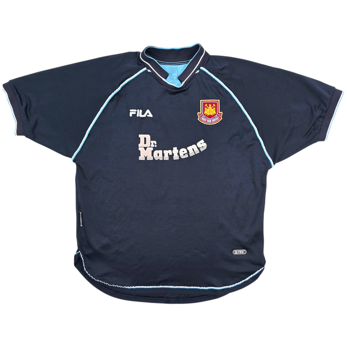 1999/01 West Ham United Third Football Shirt (XL) FILA 10 Di Canio - Football Finery - FF303000
