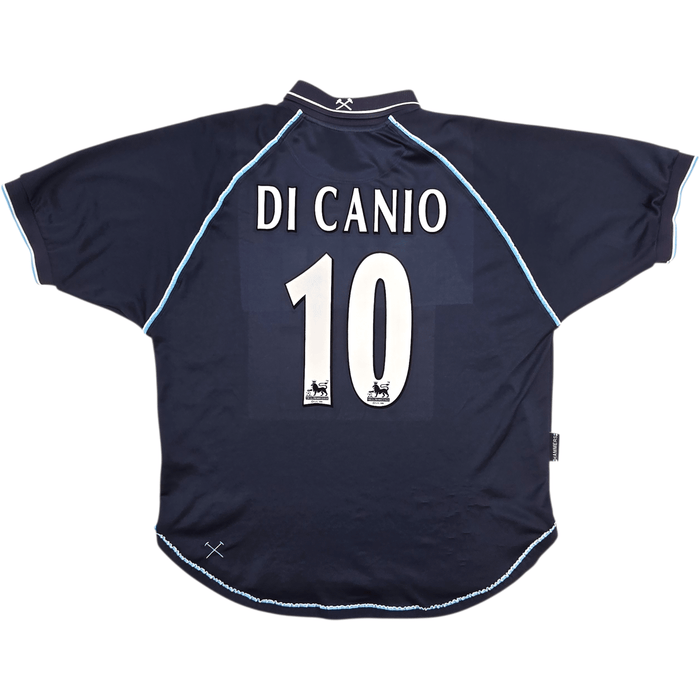 1999/01 West Ham United Third Football Shirt (XL) FILA 10 Di Canio - Football Finery - FF303000