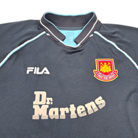 1999/01 West Ham United Third Football Shirt (XL) FILA 10 Di Canio - Football Finery - FF303000