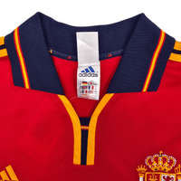 1999/02 Spain Home Football Shirt (XL) Adidas - Football Finery - FF305214