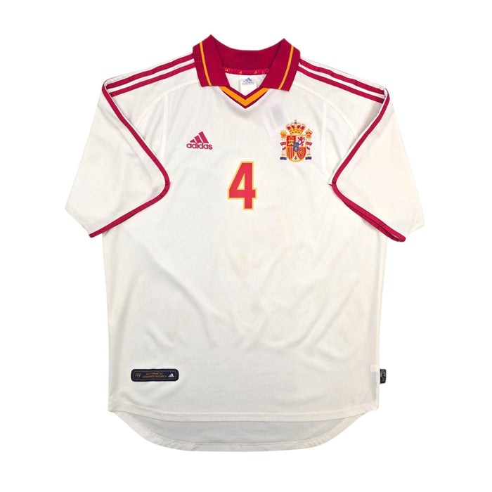 1999/02 Spain Third Football Shirt (L) Adidas 4 Guardiola - Football Finery - FF306127