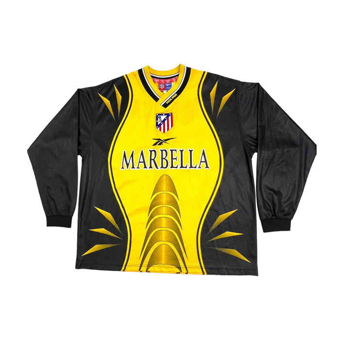 1999/2000 Atletico Madrid Goal Keeper Football Shirt (L) Reebok # 1 Molina - Football Finery - FF202670