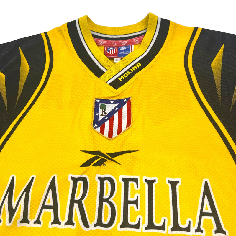 1999/2000 Atletico Madrid Goal Keeper Football Shirt (L) Reebok # 1 Molina - Football Finery - FF202670
