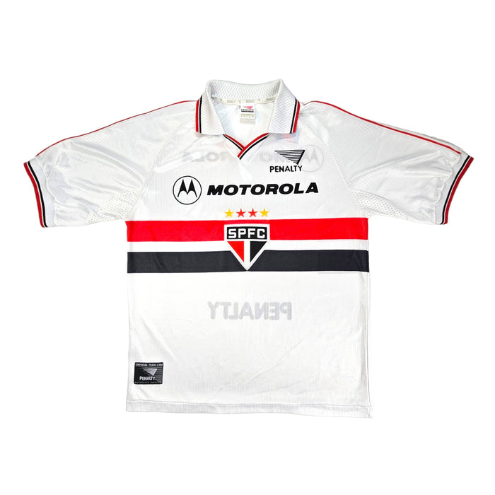 2000 Sao Paulo Home Football Shirt (L) Penalty - Football Finery - FF203279