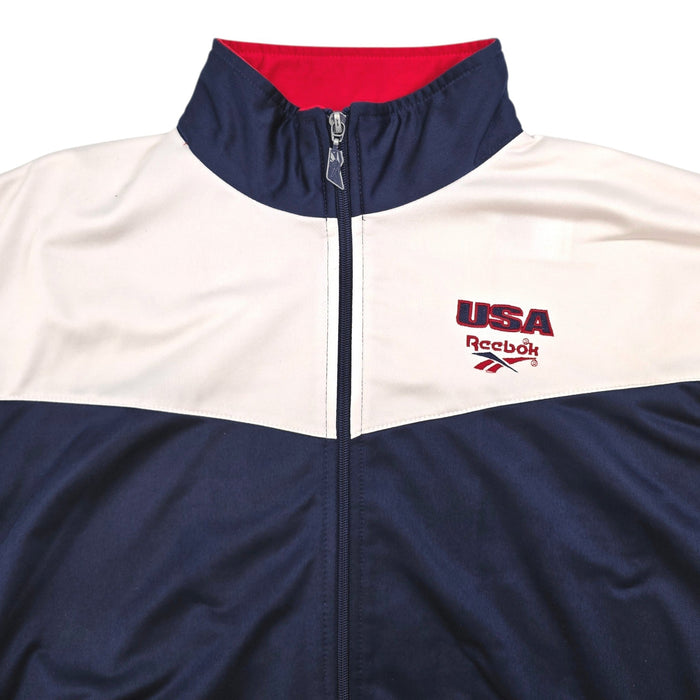 2000 USA Training Jacket (L) Reebok (Olympic Team) - Football Finery - FF308216