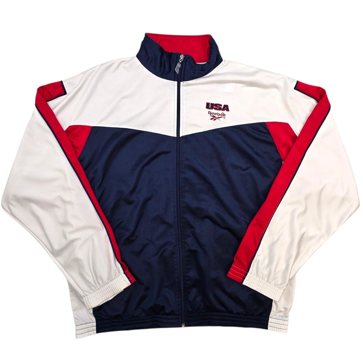 2000 USA Training Jacket (L) Reebok (Olympic Team) - Football Finery - FF308216