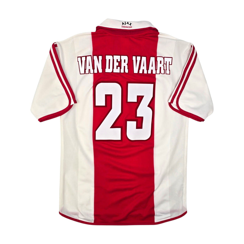 2000/01 Ajax Home Football Shirt (L) Adidas #23 Van Der Vaart - Football Finery - FF308375
