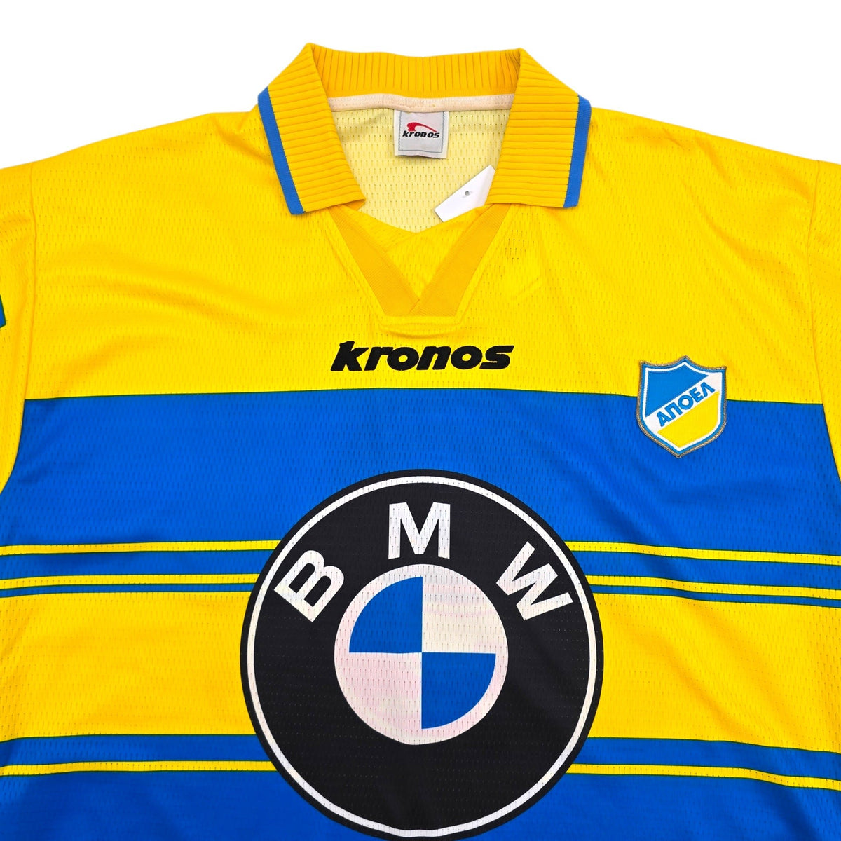 2000/01 Apoel Nicosia Home Football Shirt (XL) Kronos 9 - Football Finery - FF306011