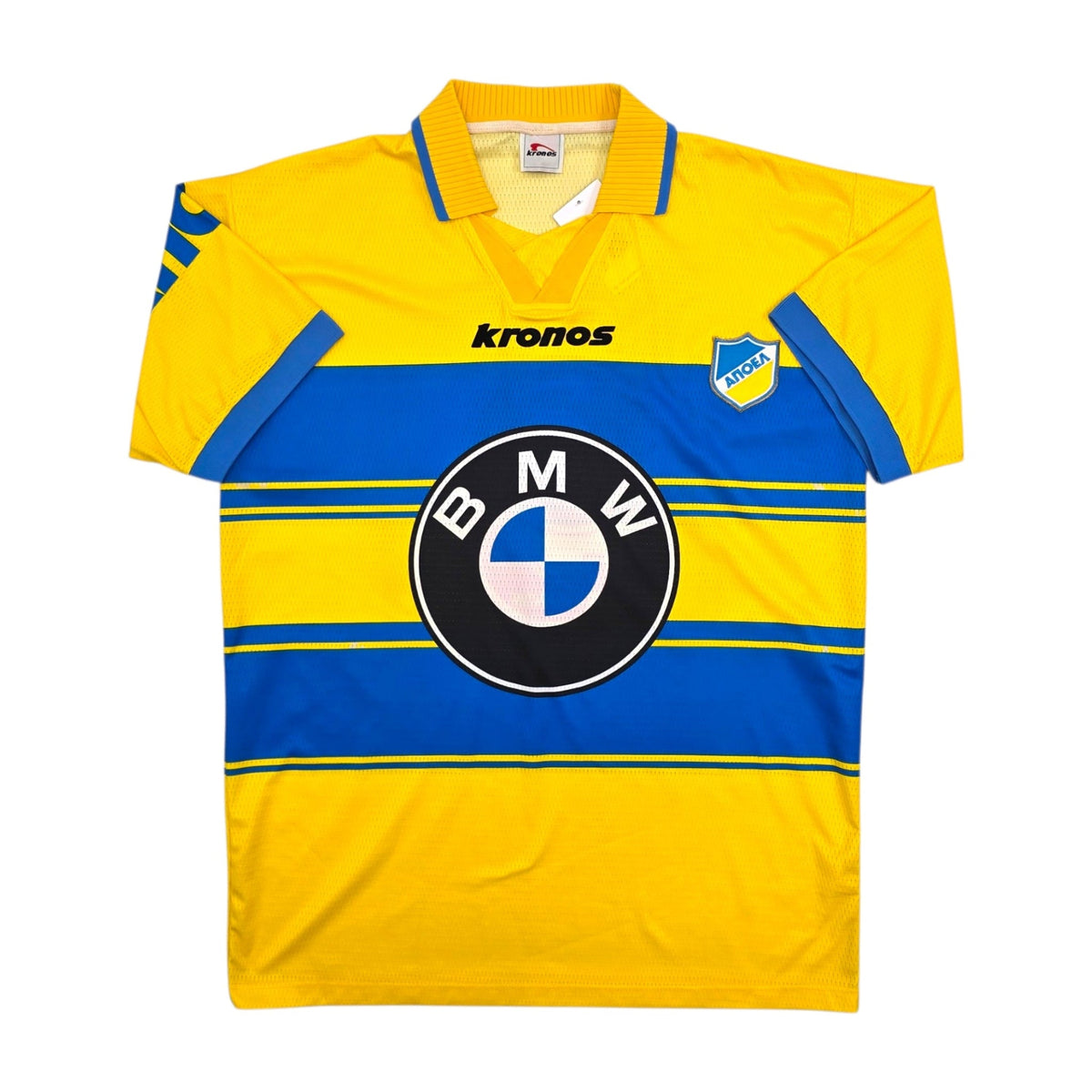 2000/01 Apoel Nicosia Home Football Shirt (XL) Kronos 9 - Football Finery - FF306011