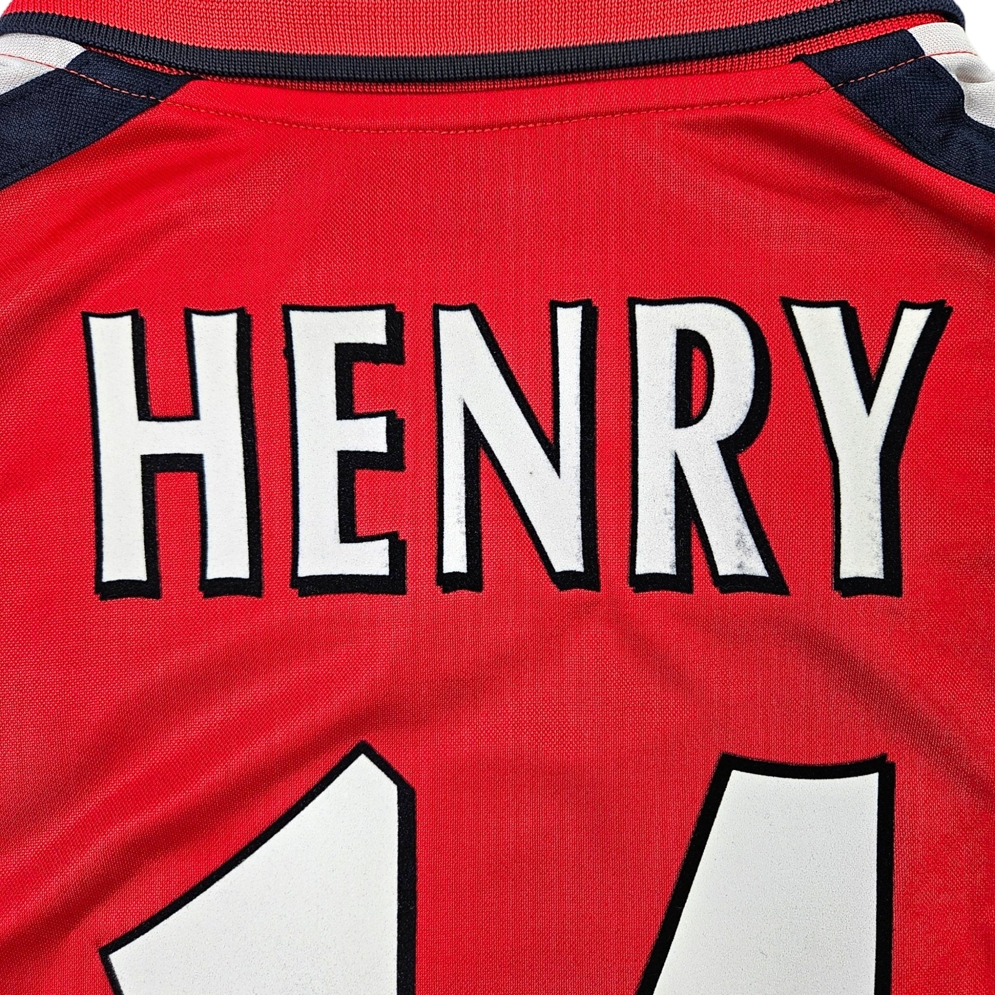 2000 01 Arsenal Home Football Shirt XL Nike 14 Henry – Football Finery
