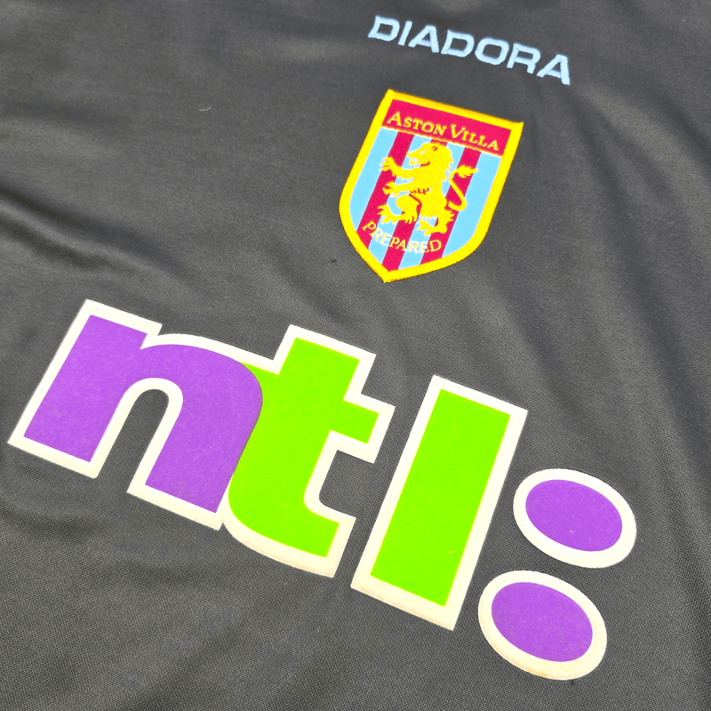 2000/01 Aston Villa Away Football Shirt (XL) Diadora 9 Dublin - Football Finery - FF301720