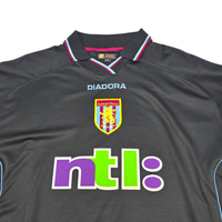 2000/01 Aston Villa Away Football Shirt (XL) Diadora 9 Dublin - Football Finery - FF301720
