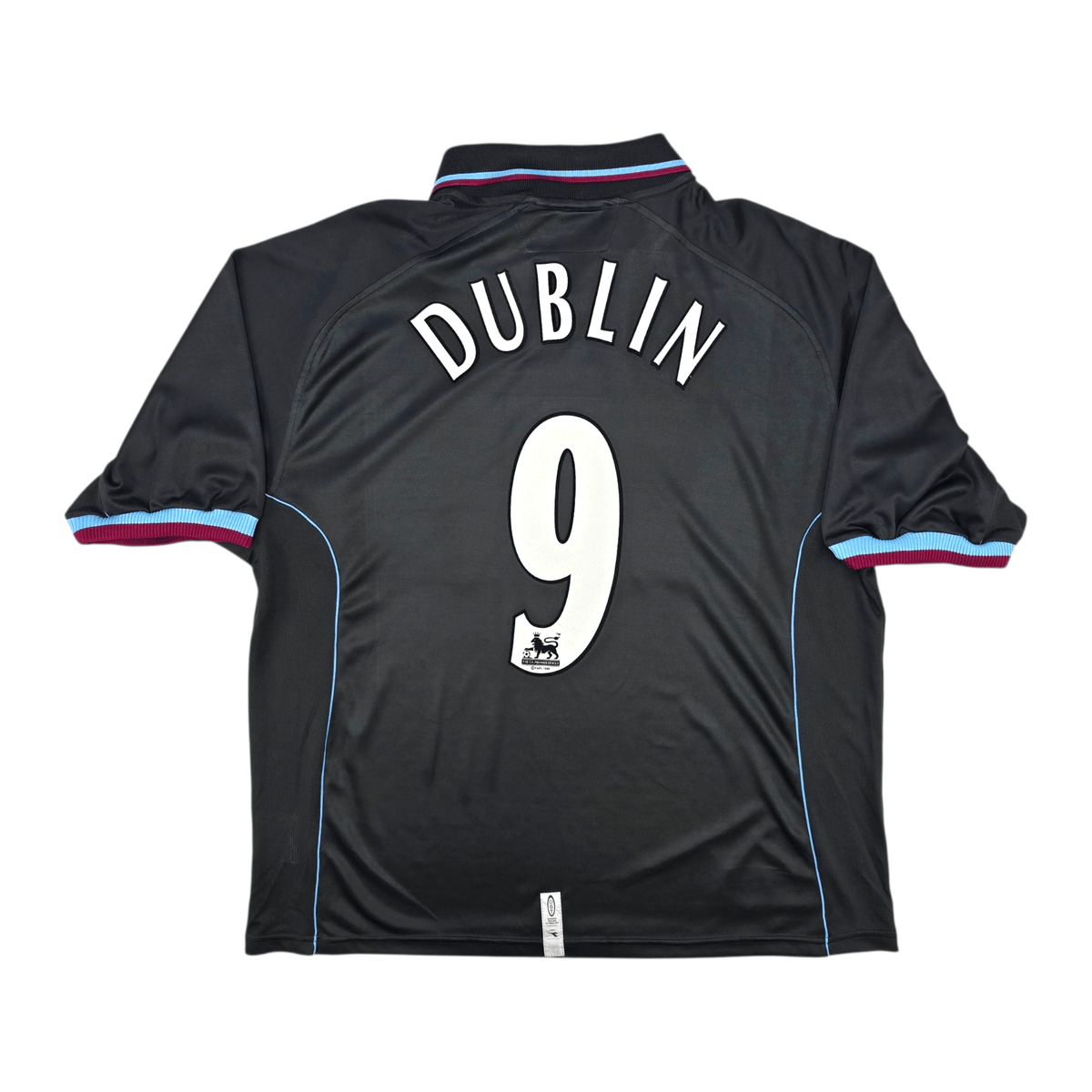 2000/01 Aston Villa Away Football Shirt (XL) Diadora 9 Dublin - Football Finery - FF301720