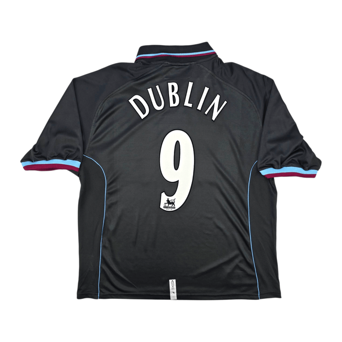 2000/01 Aston Villa Away Football Shirt (XL) Diadora 9 Dublin - Football Finery - FF301720