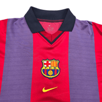 2000/01 Barcelona Home Football Shirt (S) Nike - Football Finery - FF303522