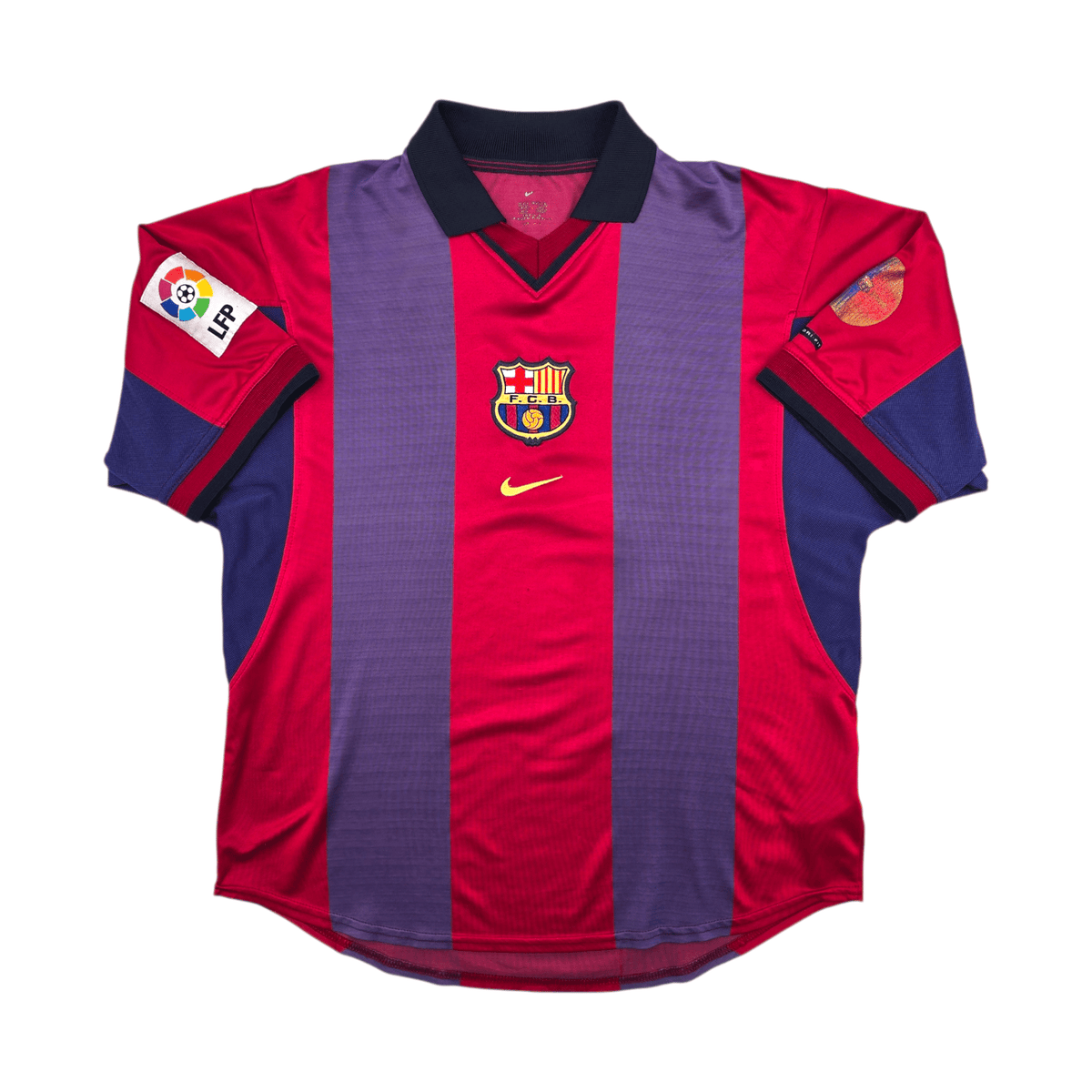 2000/01 Barcelona Home Football Shirt (S) Nike - Football Finery - FF303522