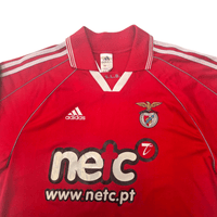 2000/01 Benfica Home Football Shirt (L) Adidas - Football Finery - FF304920