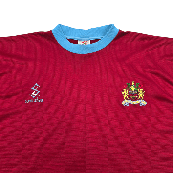 2000/01 Burnley Home Football Shirt (XL) Super League - Football Finery - FF304701