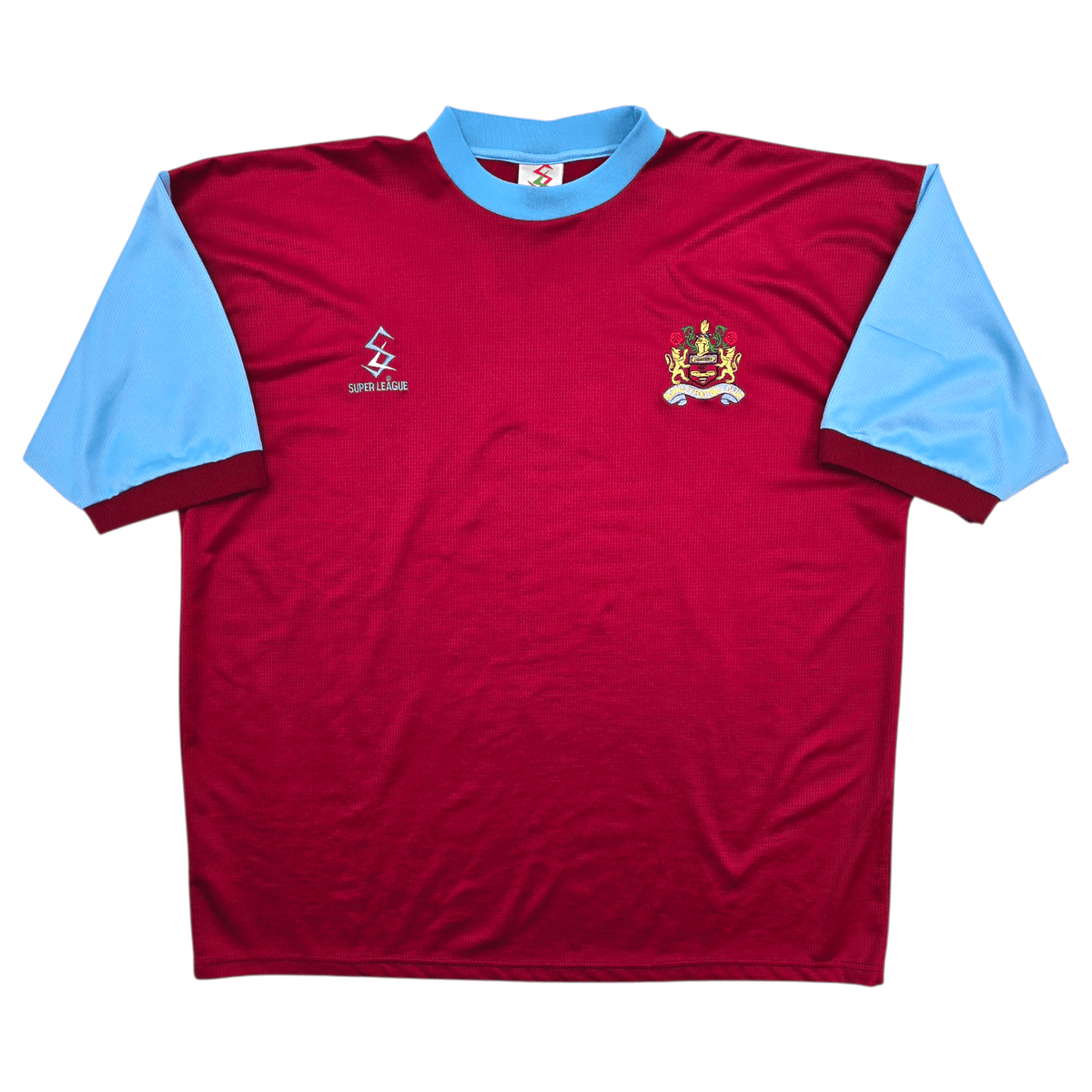 2000/01 Burnley Home Football Shirt (XL) Super League - Football Finery - FF304701