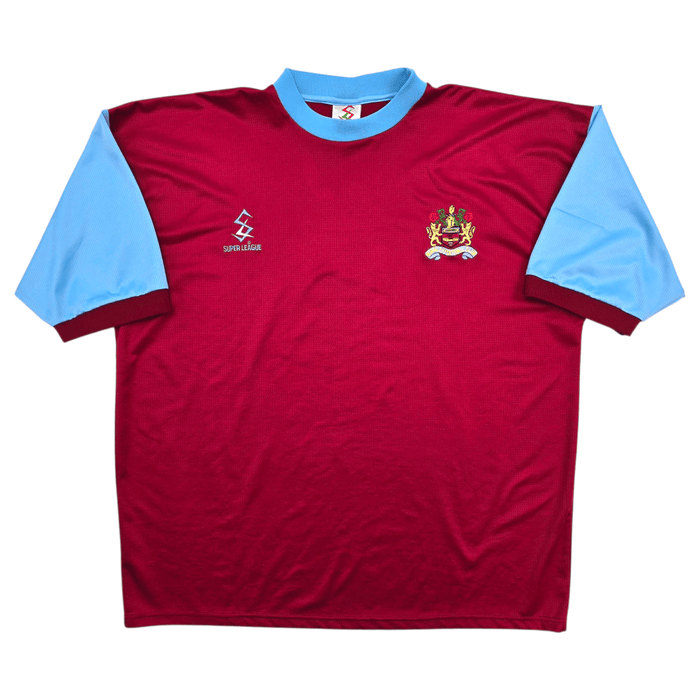 2000/01 Burnley Home Football Shirt (XL) Super League - Football Finery - FF304701