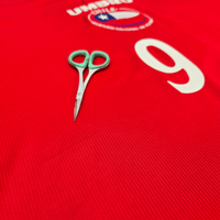 2000/01 Chile Home Football Shirt (XL) Umbro 9 Zamorano - Football Finery - FF302610