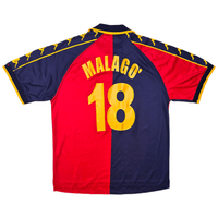 2000/01 Genoa Home Football Shirt (XL) Kappa 18 Malago - Football Finery - FF303216