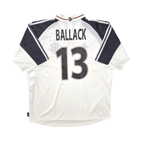 2000/01 Germany Home Football Shirt (XL) Adidas 13 Ballack - Football Finery - FF303642
