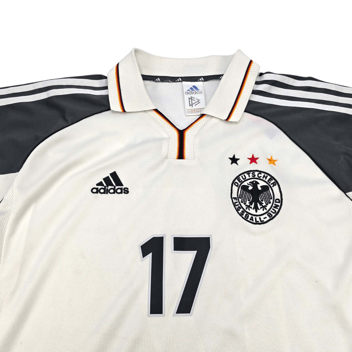 2000/01 Germany Home Football Shirt (XL) Adidas 3 Ziege - Football Finery - FF300026