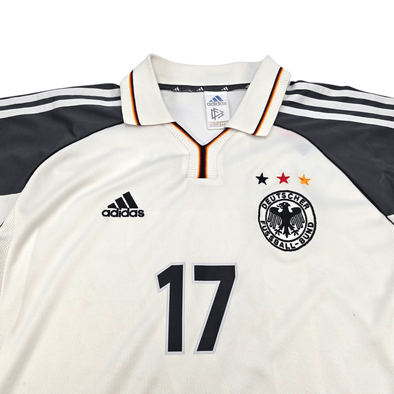 2000/01 Germany Home Football Shirt (XL) Adidas 3 Ziege - Football Finery - FF300026