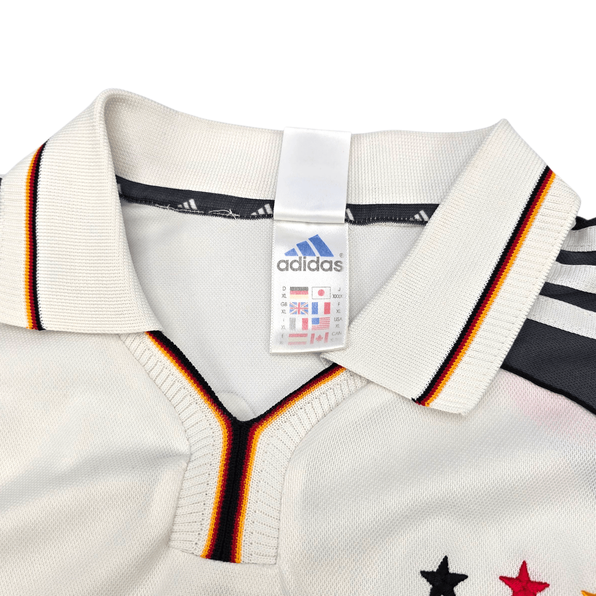 2000/01 Germany Home Football Shirt (XL) Adidas 3 Ziege - Football Finery - FF300026