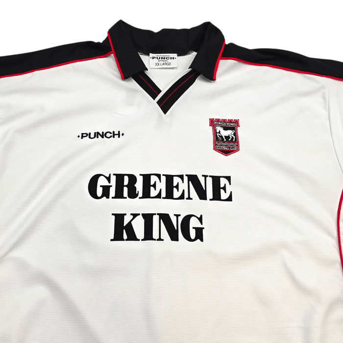 2000/01 Ipswich Town Away Football Shirt (2XL) Punch - Football Finery - FF305438