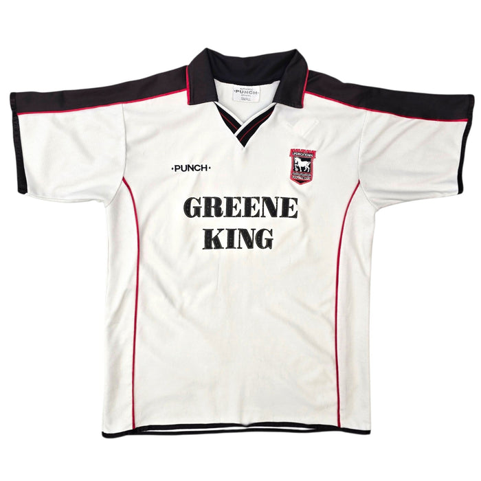 2000/01 Ipswich Town Away Football Shirt (S) Punch - Football Finery - FF307578