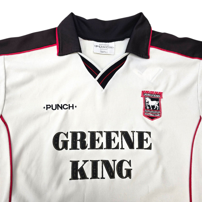 2000/01 Ipswich Town Away Football Shirt (S) Punch - Football Finery - FF307578