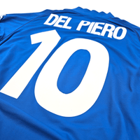 2000/01 Italy Home Football Shirt (XL) Kappa #10 Del Piero - Football Finery - FF204448