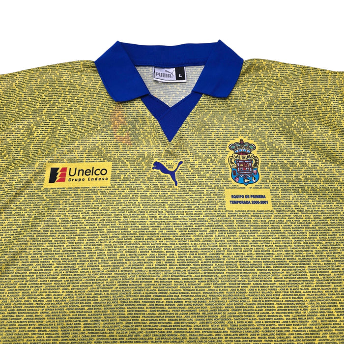 2000/01 Las Palmas Special Edition Football Shirt (L) Puma - Football Finery - FF306456
