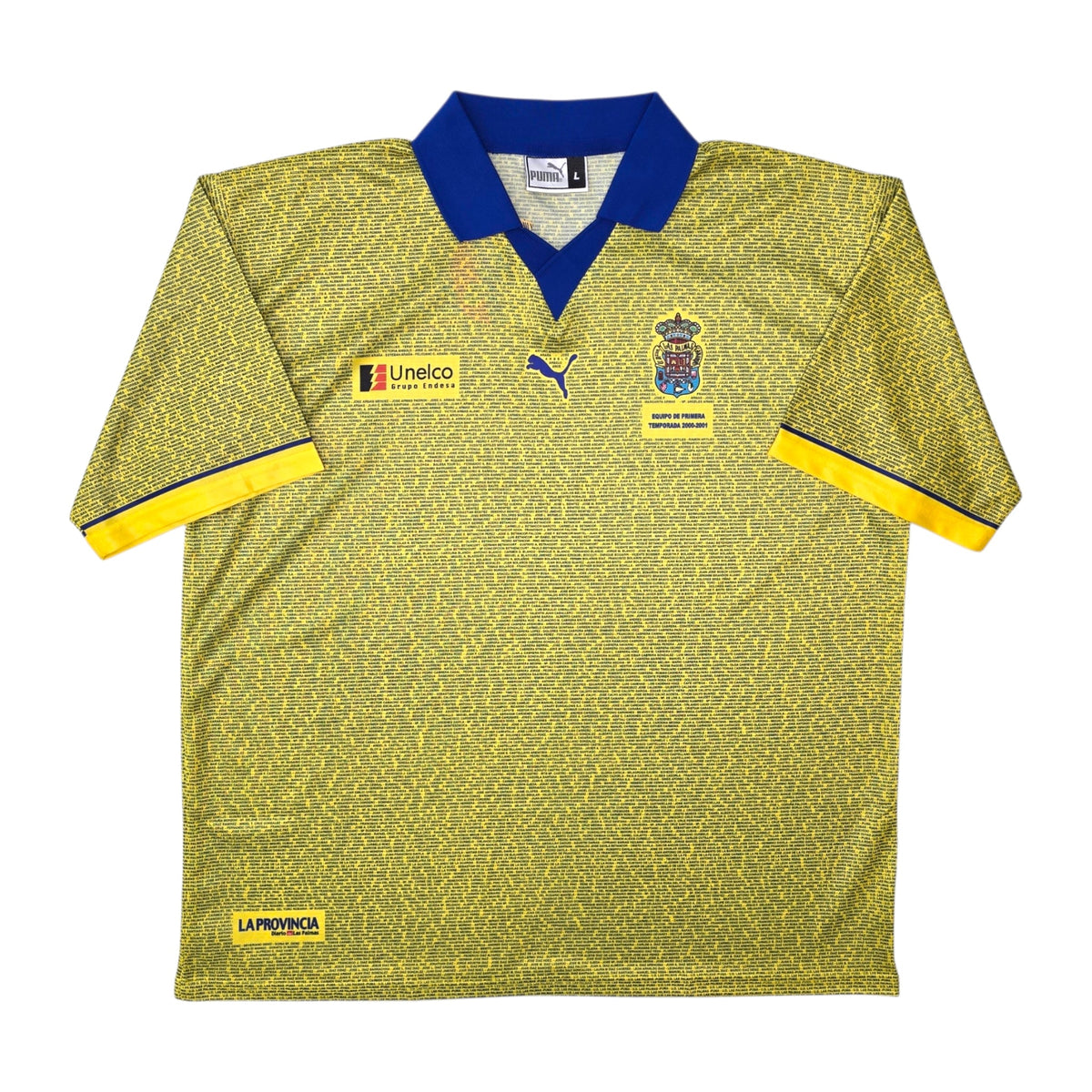 2000/01 Las Palmas Special Edition Football Shirt (L) Puma - Football Finery - FF306456