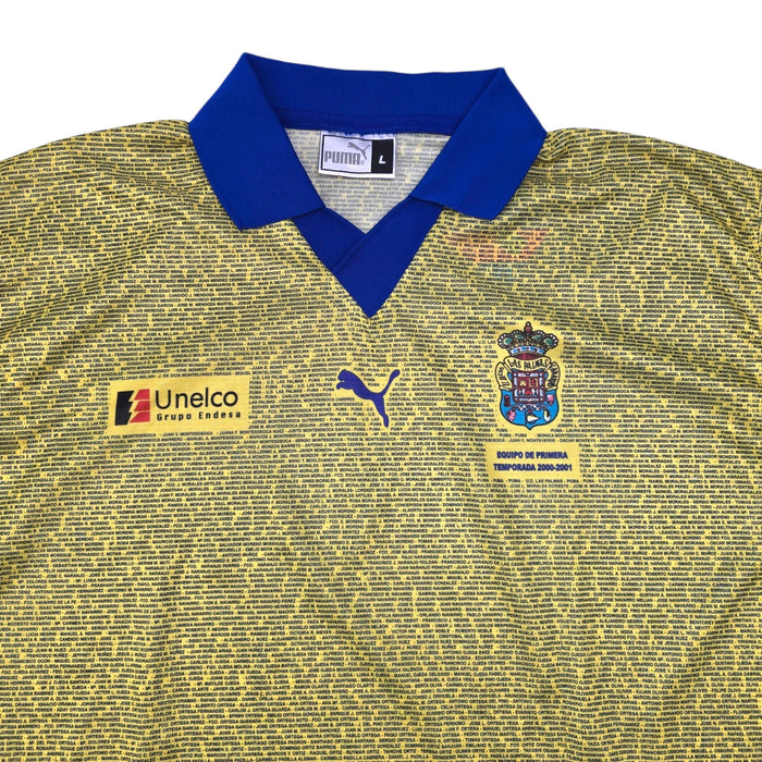 2000/01 Las Palmas Third Football Shirt (L) Puma (Special Edition) - Football Finery - FF307879