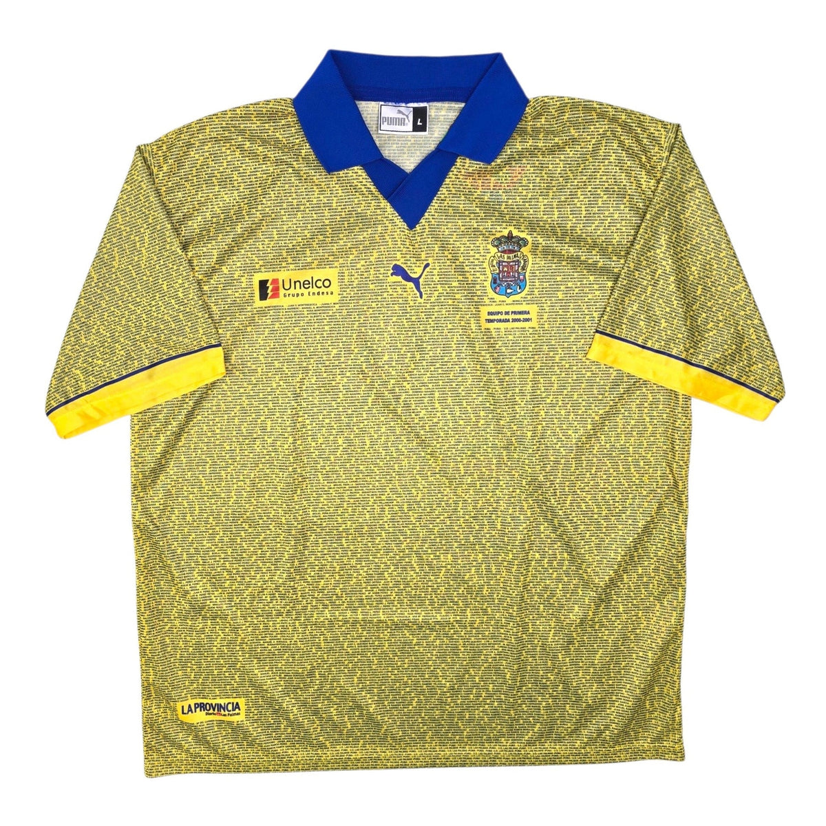 2000/01 Las Palmas Third Football Shirt (L) Puma (Special Edition) - Football Finery - FF307879