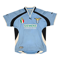 2000/01 Lazio Home Football Shirt (L) Puma 10 Crespo - Football Finery - FF301213