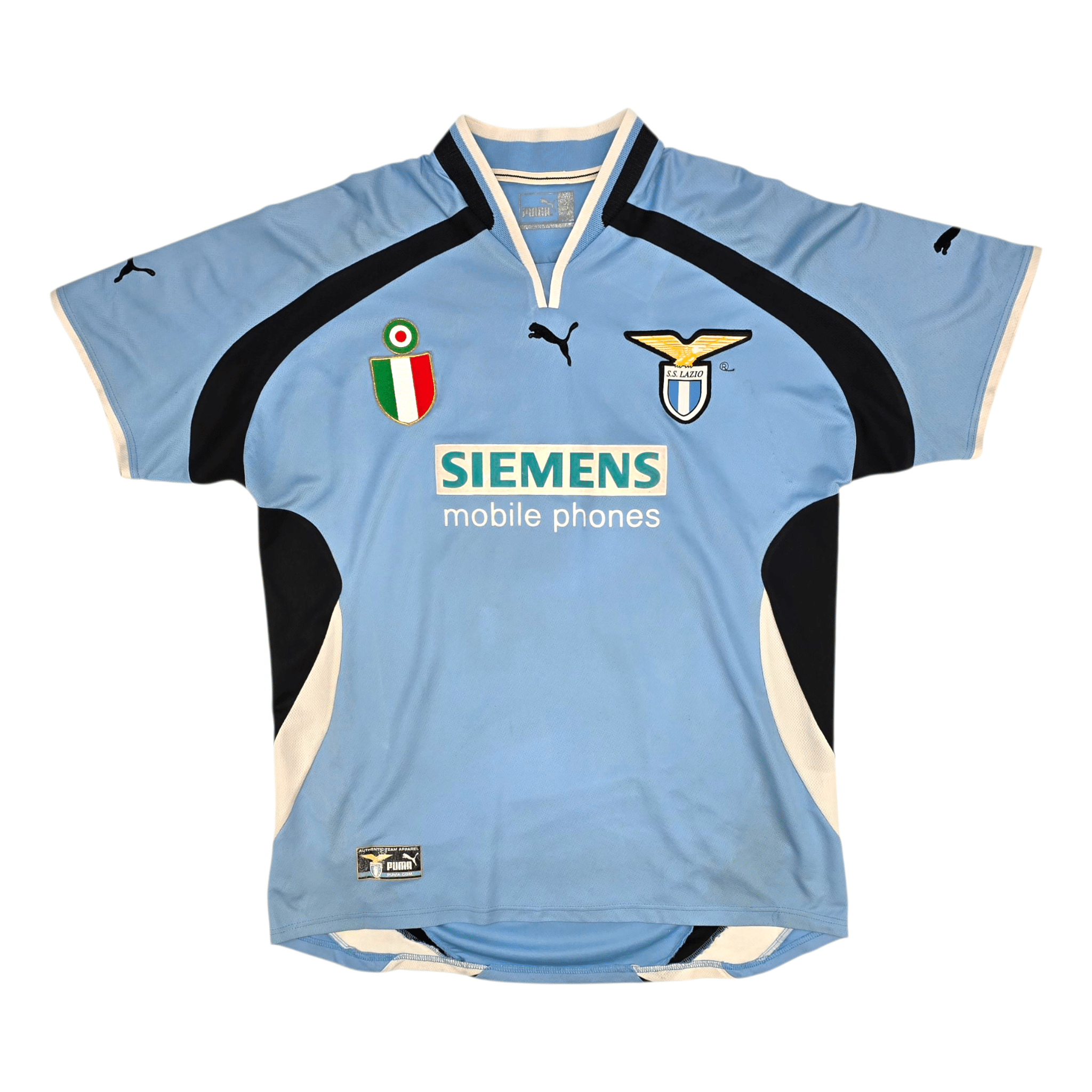 Puma SS Lazio Crespo 10 シャツ Crespo #10 Lazio SS 2001/2002 Home ORIGINAL Puma Vintage
