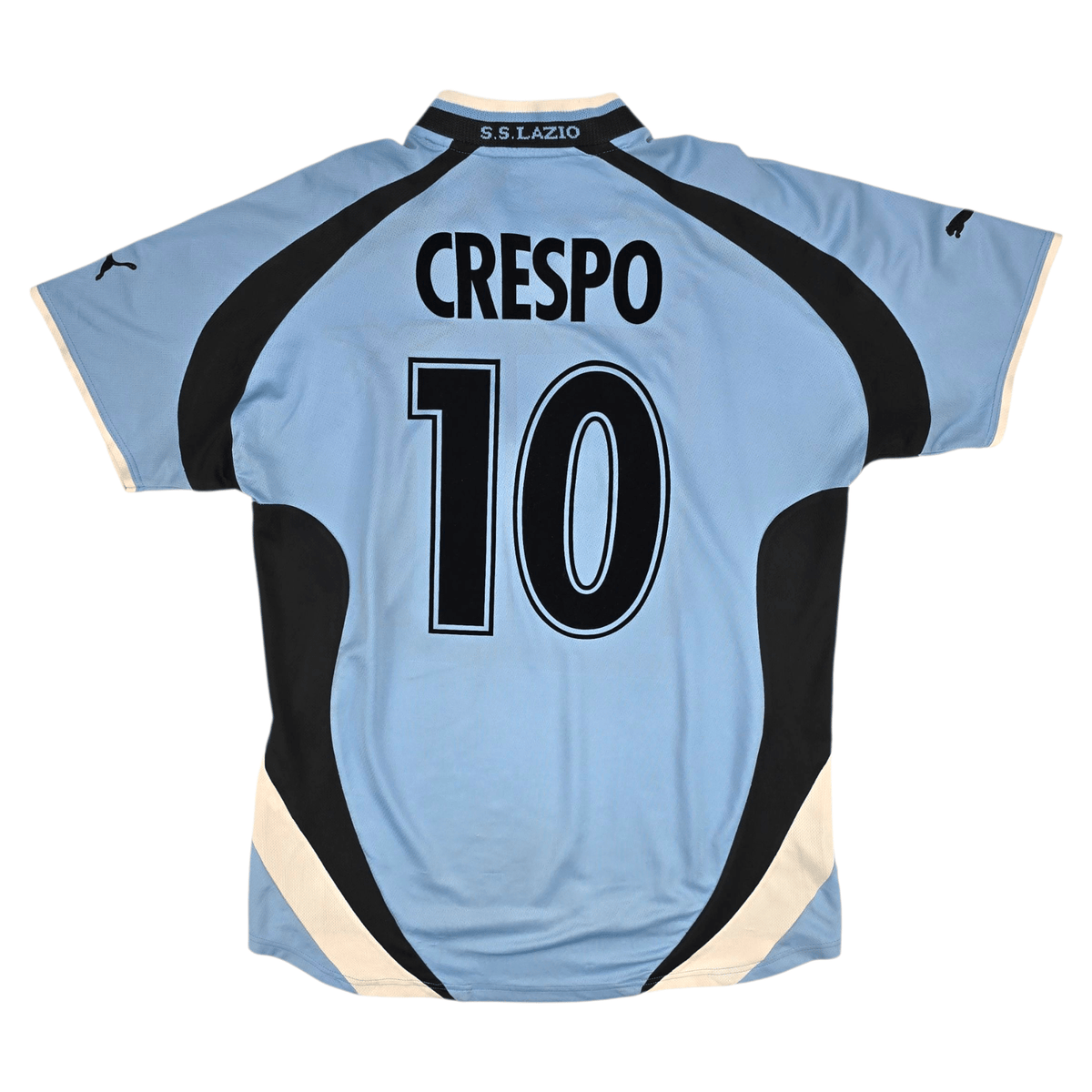 2000/01 Lazio Home Football Shirt (L) Puma 10 Crespo - Football Finery - FF301213